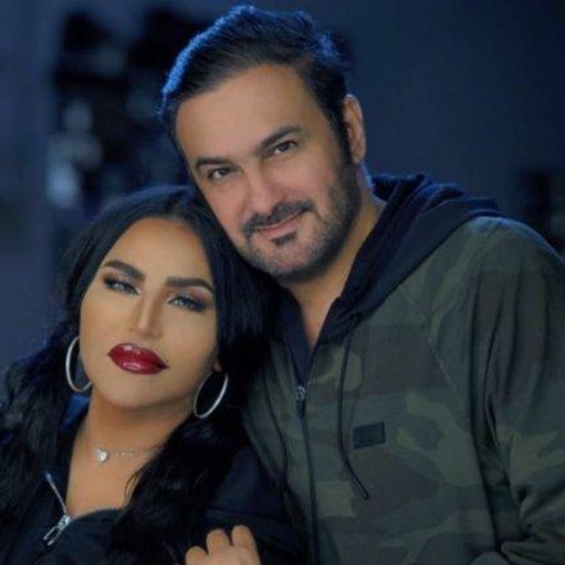 أحلام وزوجها مبارك الهاجري