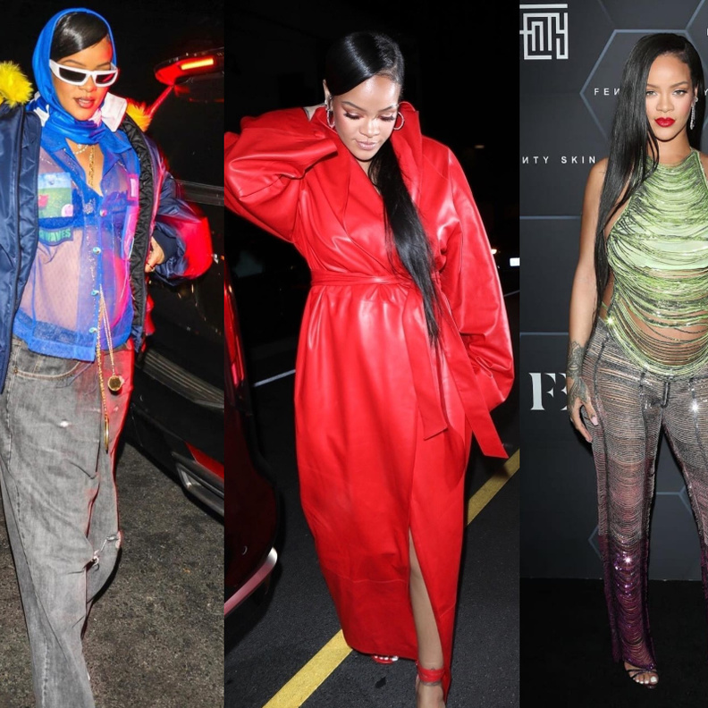 أجمل إطلالات ريهانا بعد الحمل