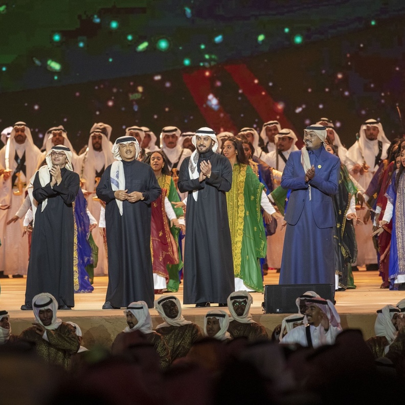 النجوم في أوبريت يوم التأسيس