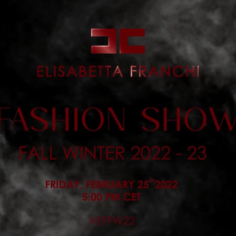 بث مباشر لعرض أزياء ELISABETTA FRANCHI لخريف شتاء 2022 من ميلان