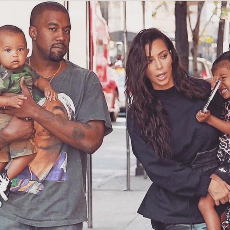 كيم كارداشيان وكاني ويست