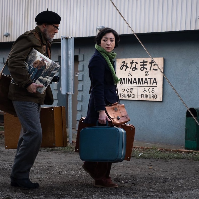 جوني ديب يروج لفيلم "ميناماتا - Minamata"