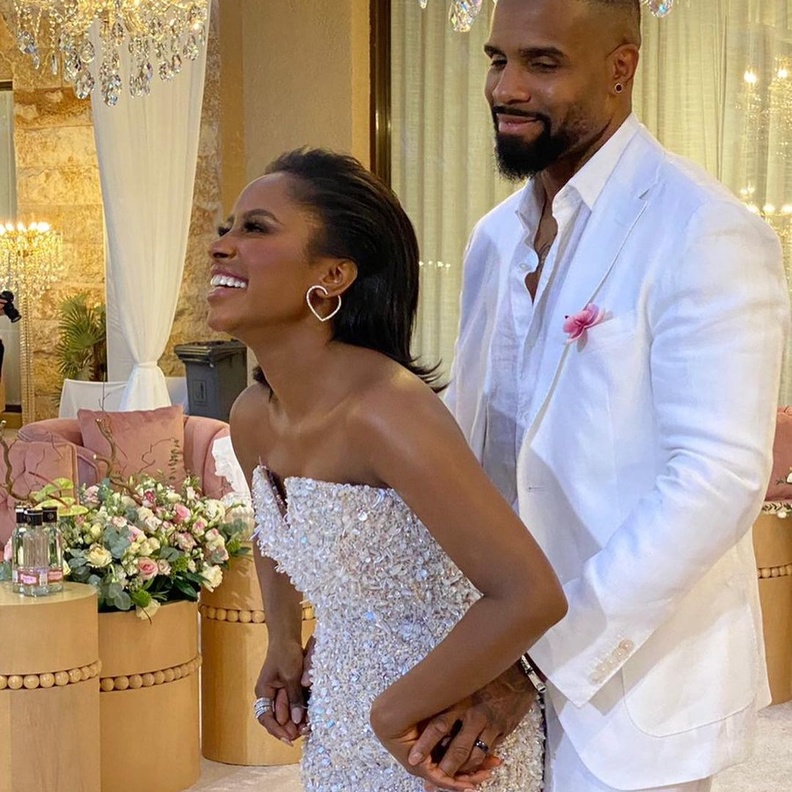 داليا مبارك وزوجها