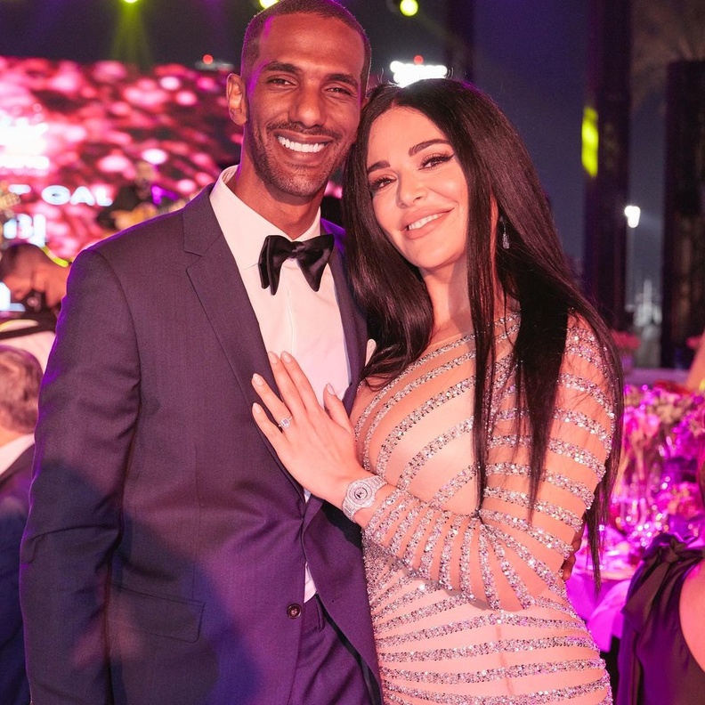 زفاف منى قطان اليوم من حسن الأمين