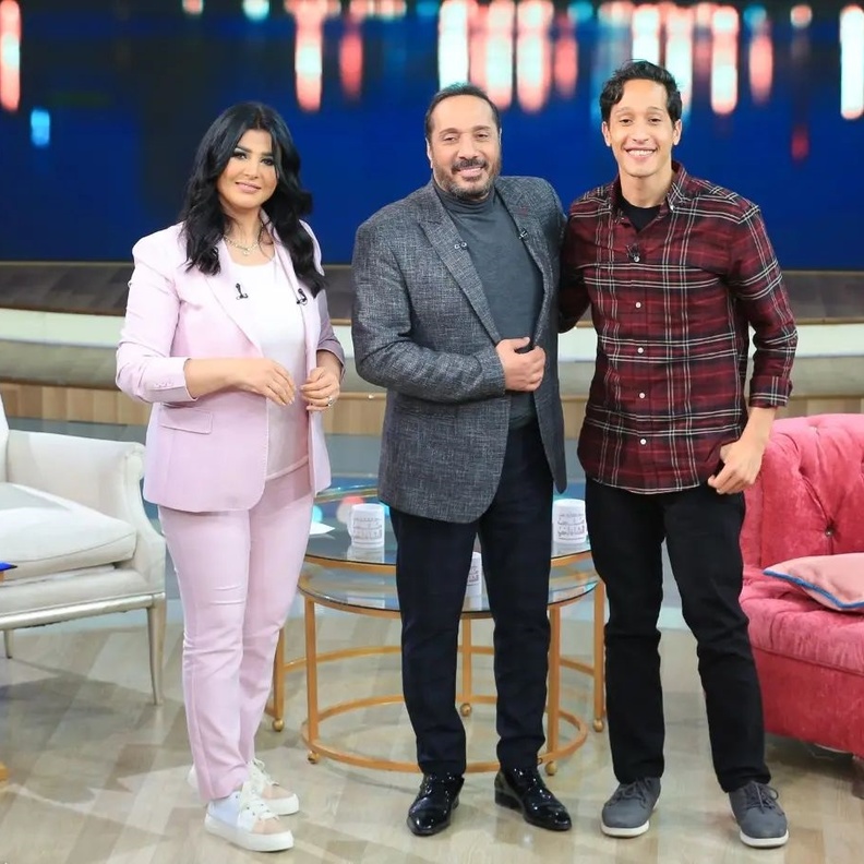 علي الحجار ونجله 