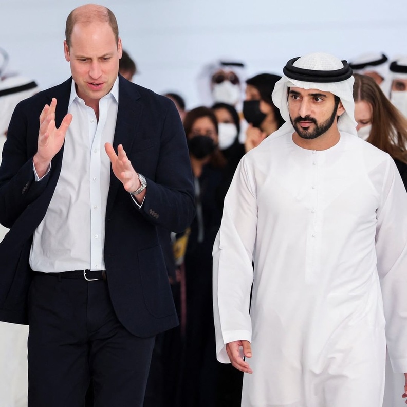 الأمير وليام ينشر صورة جديدة من زيارته الرسمية في دبي