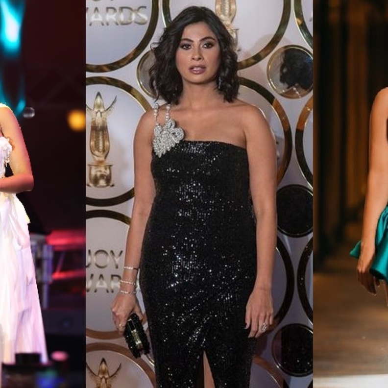 روبي بفساتين مختلفة