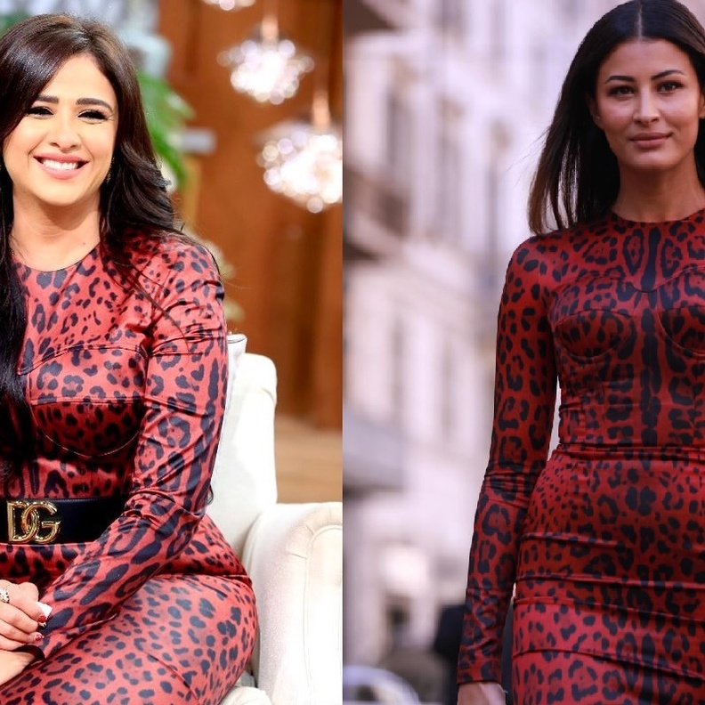 إطلالة ريم السعيدي وياسمين عبدالعزيز بنفس الفستان