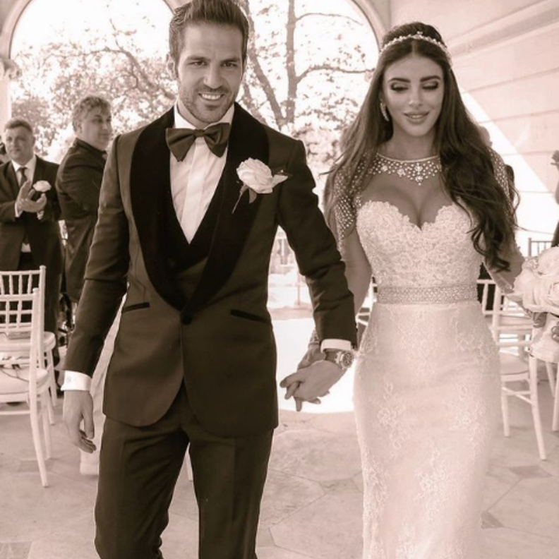 دانييلا سمعان تزوجت من فابريغاس- الصورة من انستغرام دانييلا