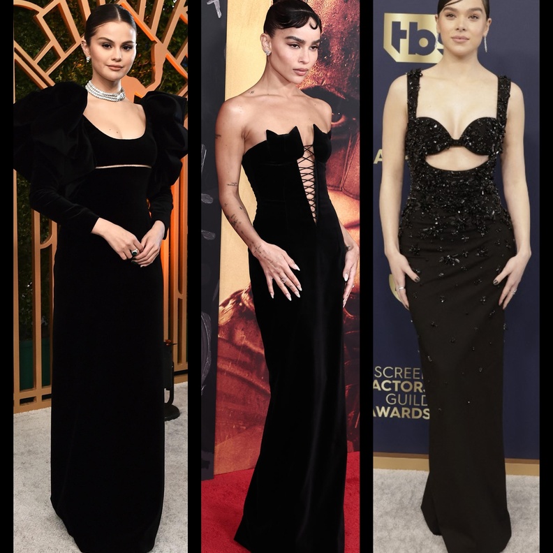 اطلالات سهرة بالأسود على طريقة أشهر نجمات هوليوود الشابات