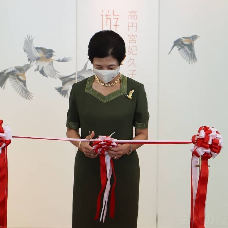 الأميرة اليابانية تاكامادو تفتتح معرض الصور الدبلوماسية