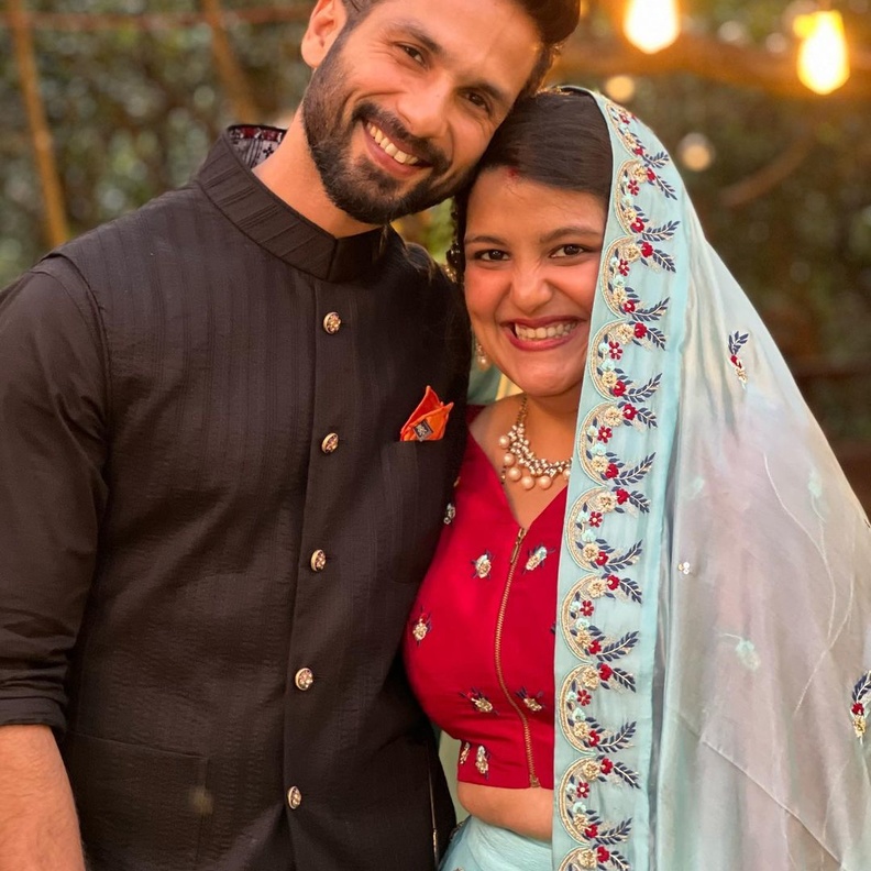 شاهيد كابور يوجه هذه الرسالة لشقيقته سانا كابور بمناسبة زفافها