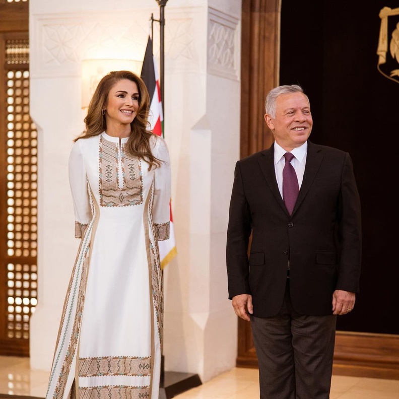 إطلالة الملكة رانيا