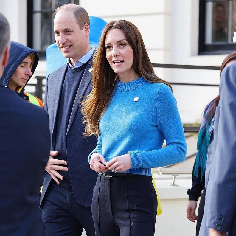 دوق ودوقة كمبريدج يزوران المركز الثقافي الأوكراني