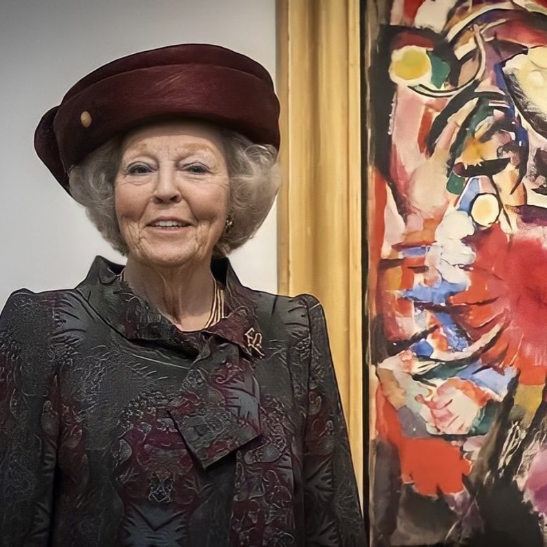 الأميرة بياتريكس تفتتح معرض جديد في متحف سنجر لارين