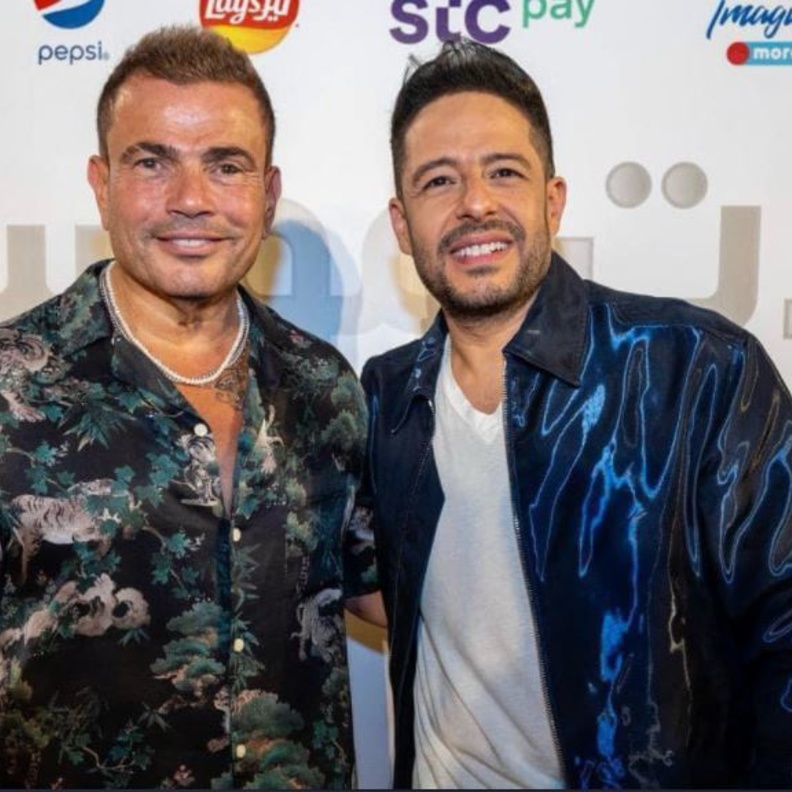 محمد حماقي وعمرو دياب 