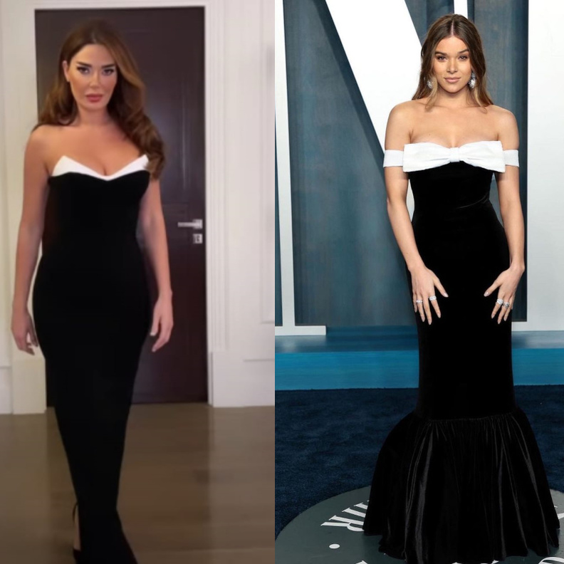 تشابه الفساتين