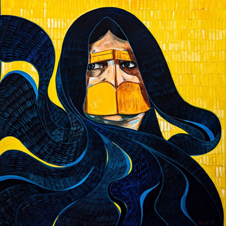 أجواء فنية ساحرة في انطلاق معرض "المرأة الوان و ضياء" في حي دبي للتصميم