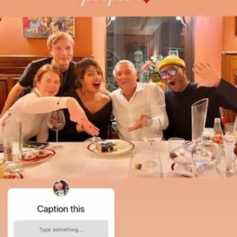 بريانكا تشوبرا تبدأ "مشروع مميز" في روما