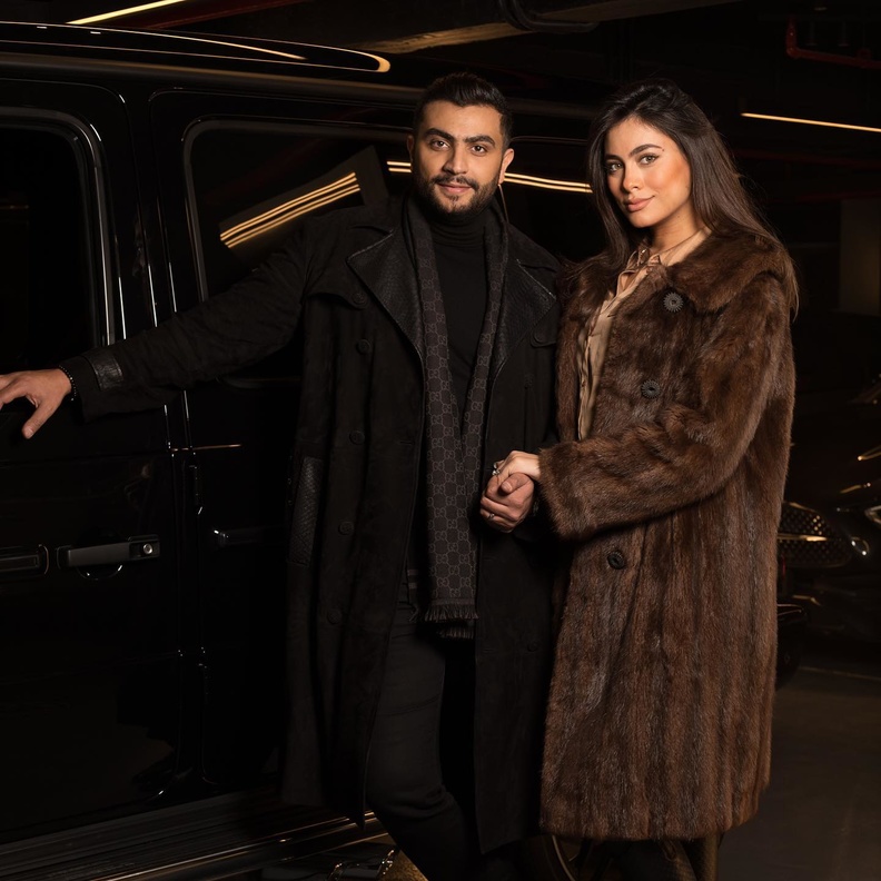 هاجر احمد وزوجها 