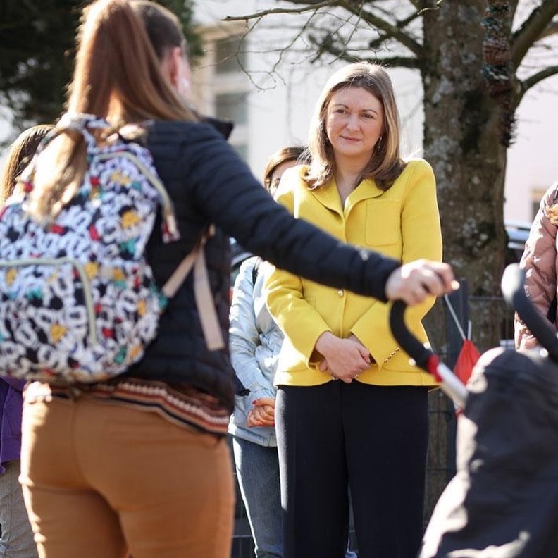 الأميرة ستيفاني أميرة لوكسمبورغ تزور مدرسة صن فلاور مونتيسوري في فيندل