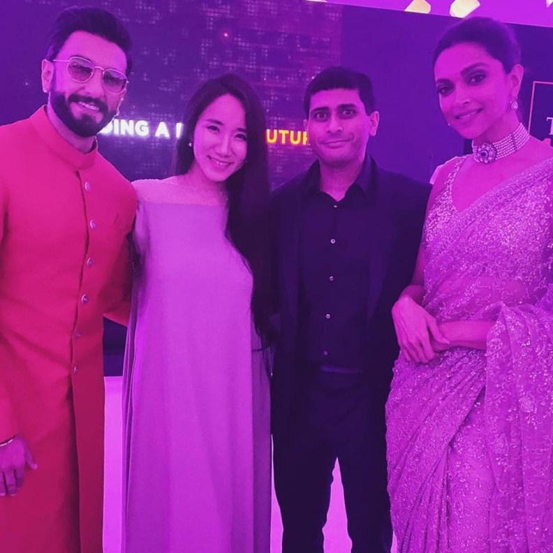 ديبيكا بادوكون ورانفير سينغ في حفل جوائز TIME100 Impact 