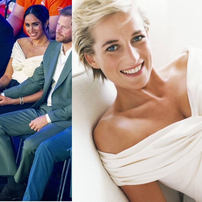 أجمل إطلالات الأميرة ديانا الخالدة تلهم ميغان ماركل في الأزياء والاكسسوارات