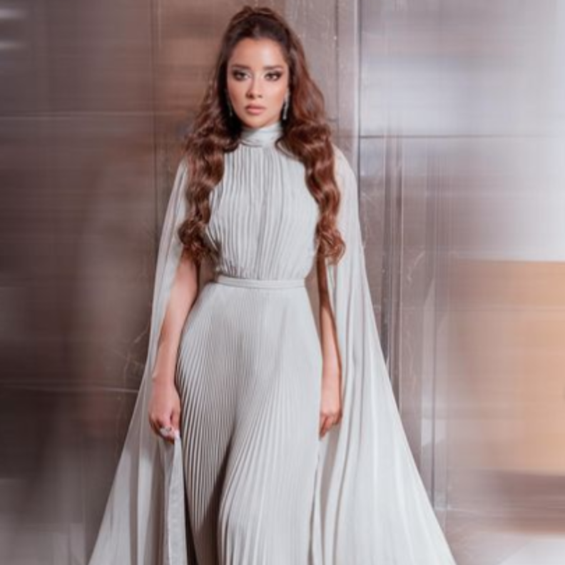 أزياء سهرة محتشمة لمناسبات العيد من بلقيس فتحي 