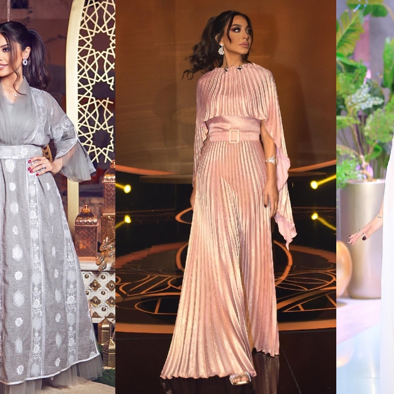 بفساتين محتشمة وبدل نسائية أنيقة..شاهدوا أبرز إطلالات مقدمات البرامج في رمضان 2022