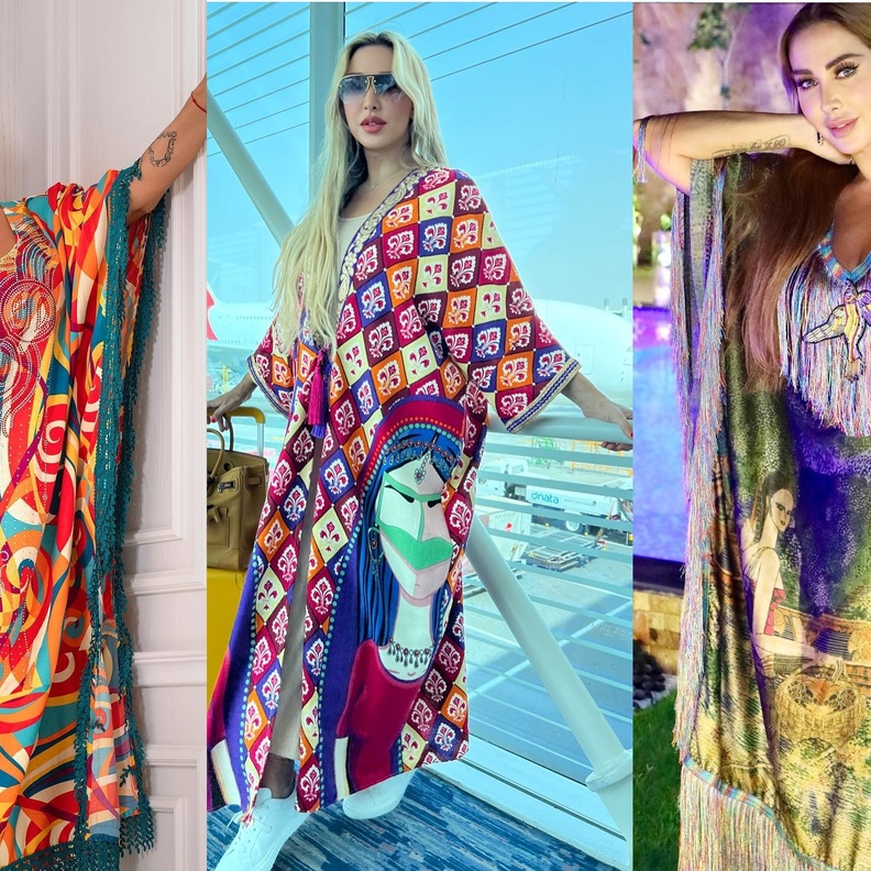 اطلالات جويل مردينيان بالعباءات