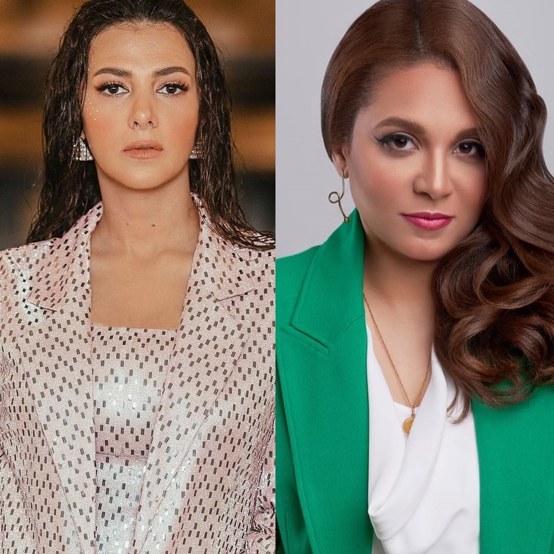 دنيا سمير غانم ورحمة احمد 