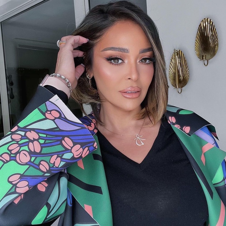  مكياج لتكبير رسمة العين على طريقة داليا البحيري - الصورة من حسابها على انستغرام