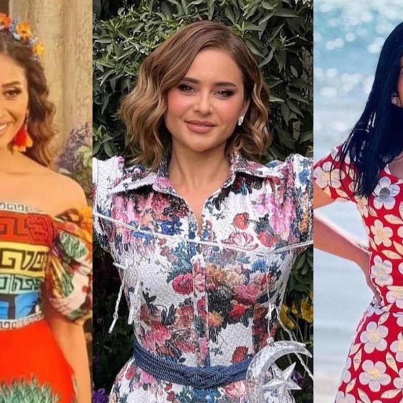 اطلالات نيللي كريم ودينا الشربيني ومنى زكي في اعلان رمضانا ربيع من الاجمل