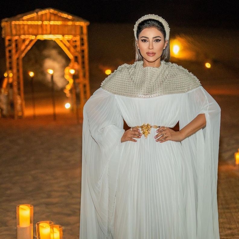 مهيرة عبد العزيز في أحدث إطلالاتها