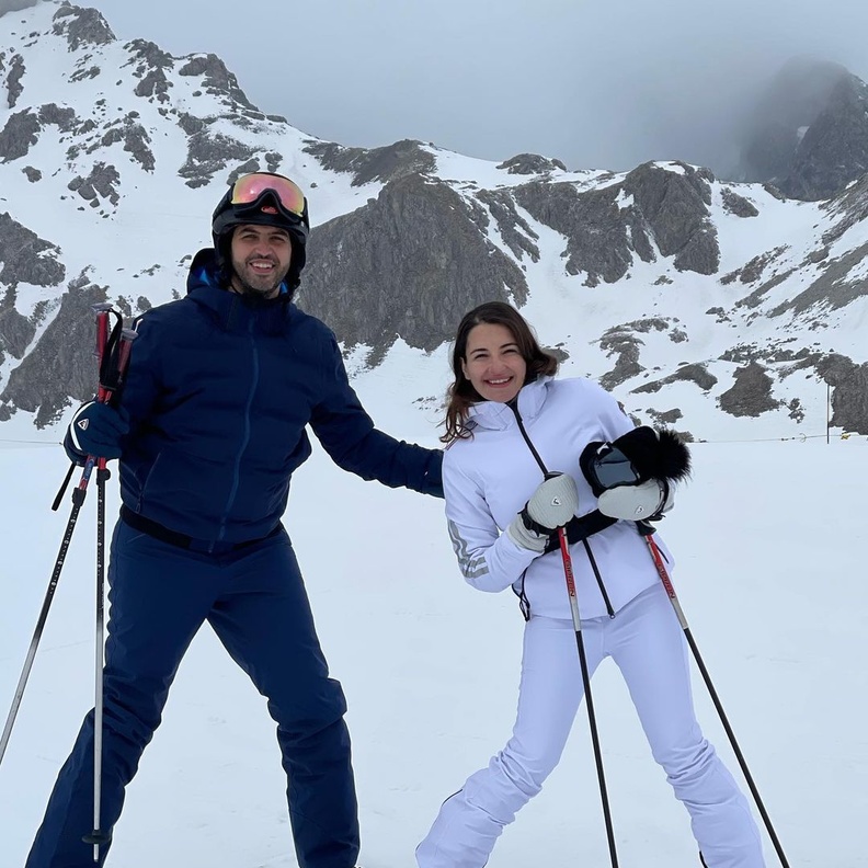 شام الذهبي وزوجها