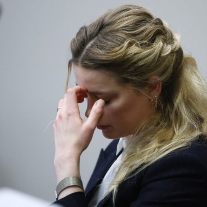 الممثة أمبر هيرد في المحكمة