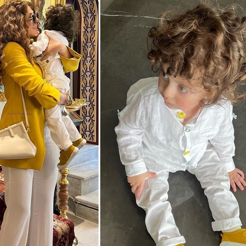 ميريام فارس تنشر صورا جديدة لطفلها الثاني "ديف".