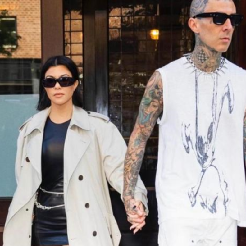 زواج كورتني كارداشيان وترافيس باركر بعد 6 أشهر من خطبتهما