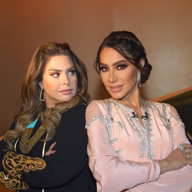 صابرين مع بسمة وهبة