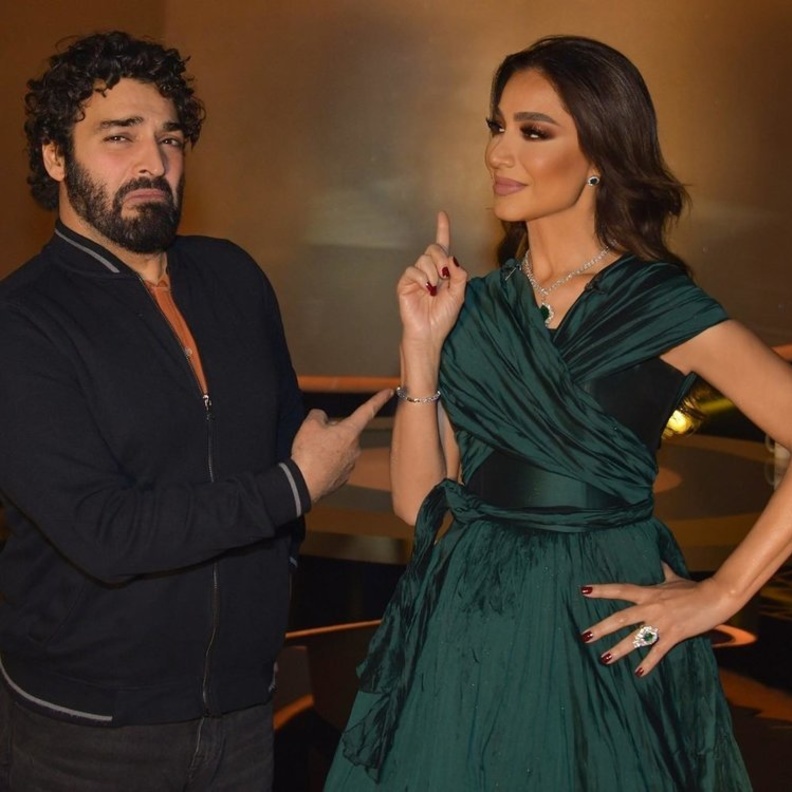 حميد الشاعري وبسمة وهبة