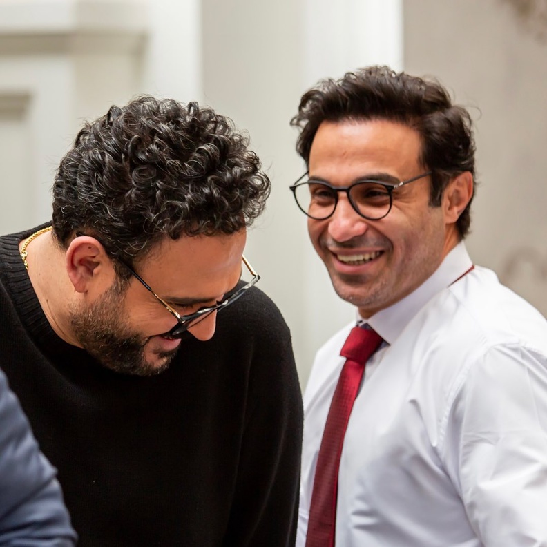 احمد فهمي واكرم حسني 