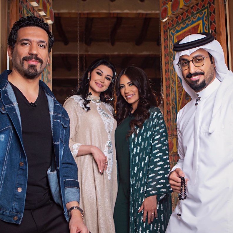 حسن الرداد واروى جودة في البرنامج 