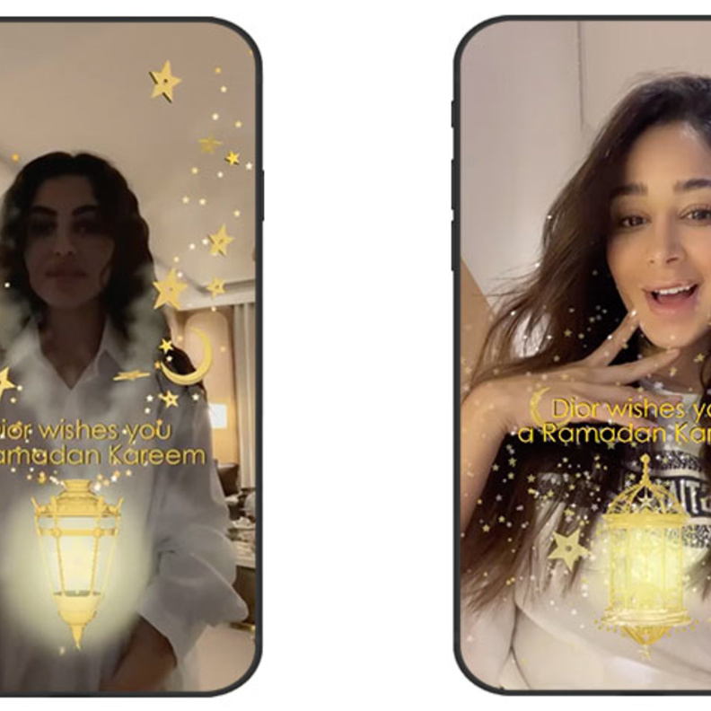 "ديور" تحتفل بشهر رمضان بإضافة فلترين جديدين بتقنية الواقع المعزز