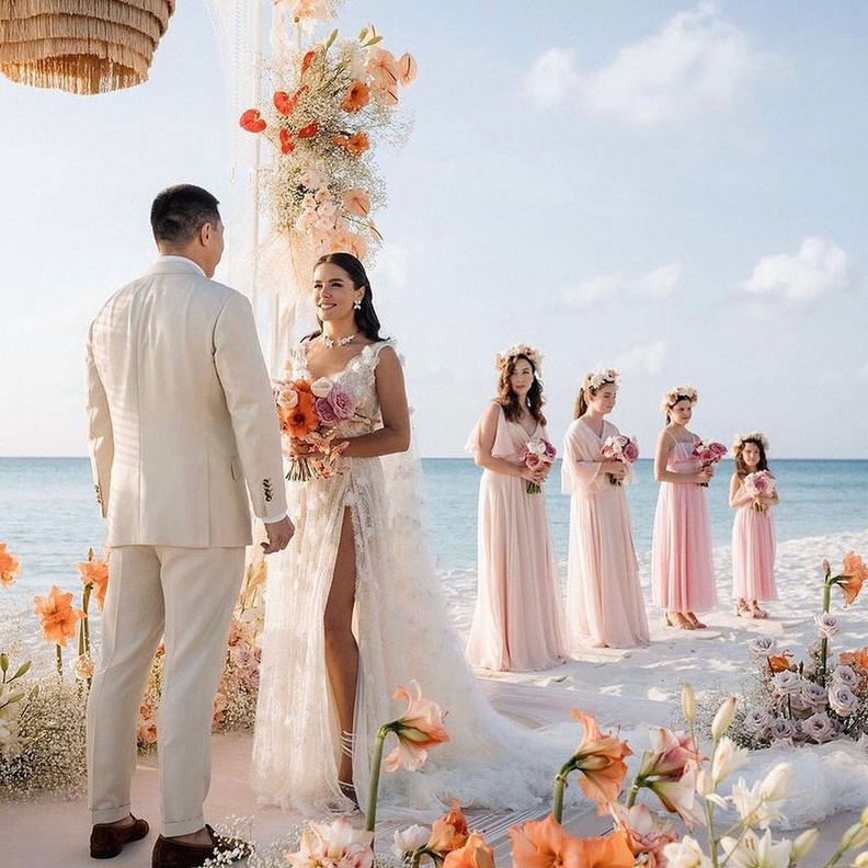 خطوات لحفل زفاف ناجح على شاطئ البحر