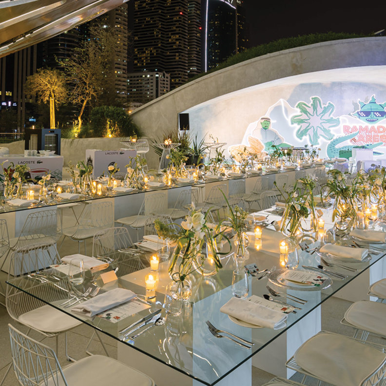  علامة LACOSTE تتعاون مع الفنان RAMI AFIFI خلال سحور رمضاني مميز احتفالاً بشهر رمضان المبارك