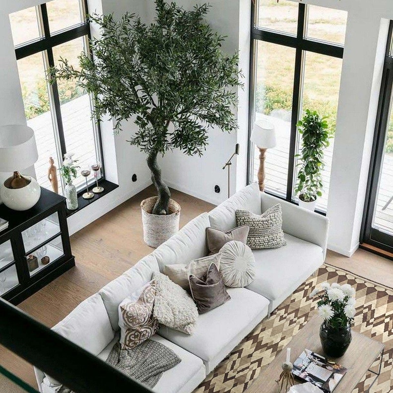 أحواض النباتات تستحضر الطبيعة في ديكورات الشقق