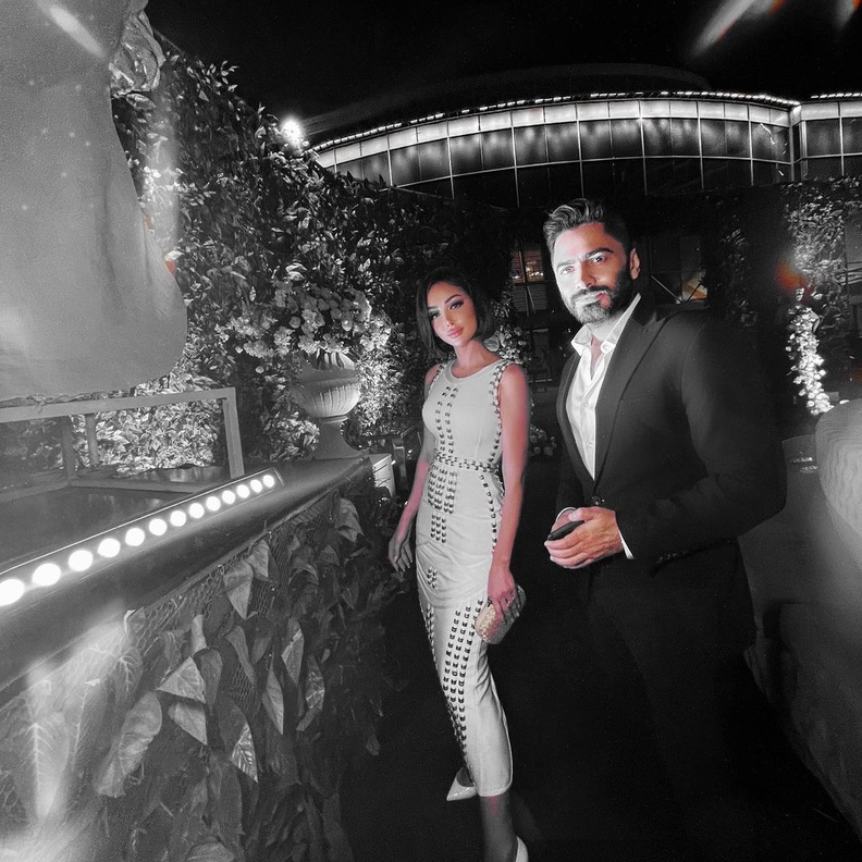 بسمة بوسيل وتامر حسني علاقة تجاوزت الكثير من العقبات- انستغرام بسمة