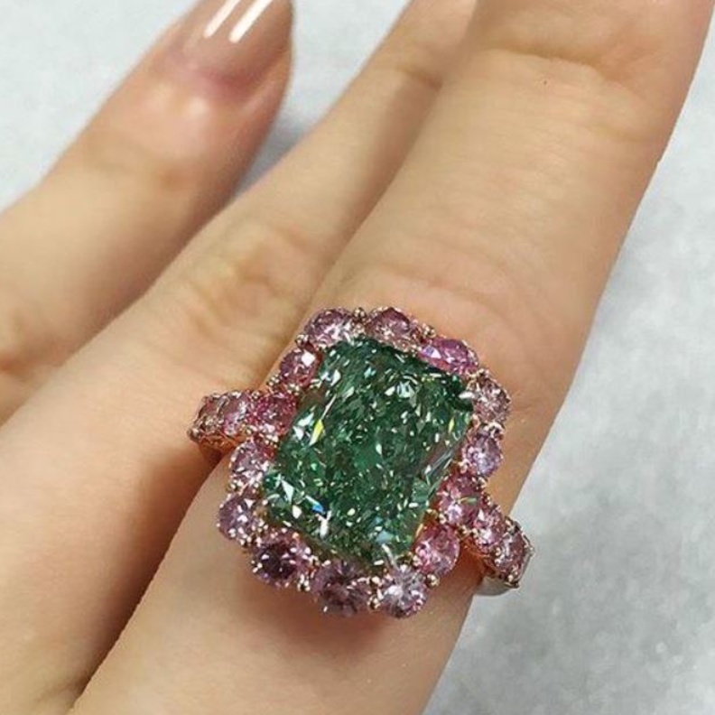 أحجار كريمة نادرة: الألماس الأخضر