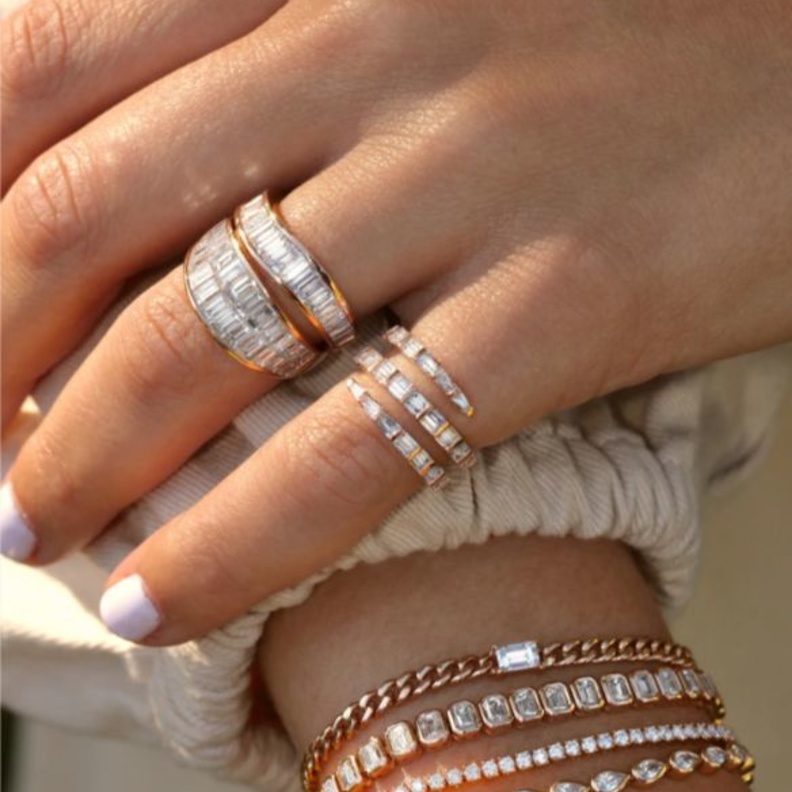 خاتم BAGUETTE DIAMOND من Anita Ko