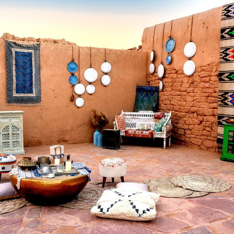 سوق بلدة العلا القديمة - المصدر استكشف العلا.